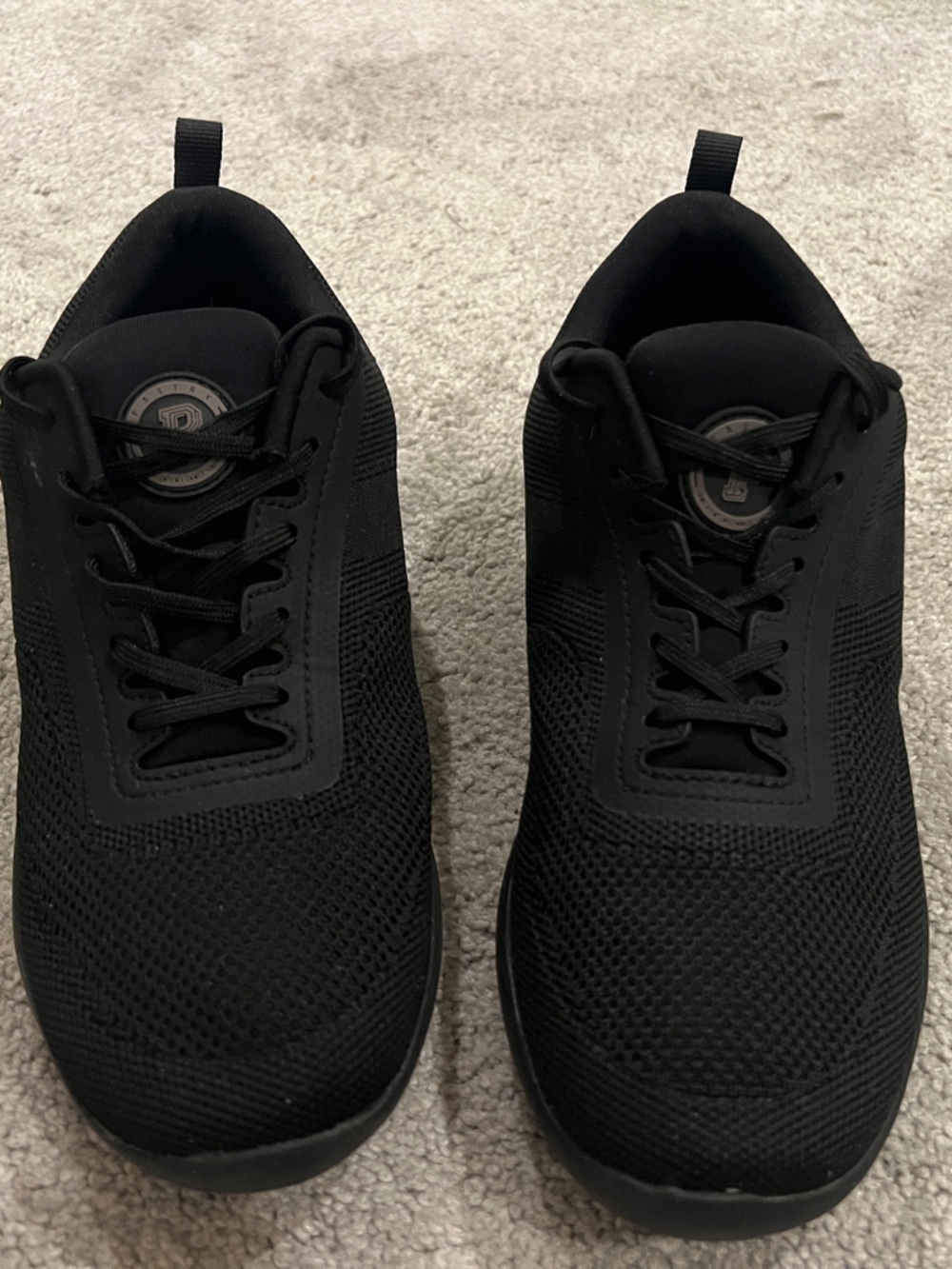 Pastry Women's All-Black Athletic Sneakers